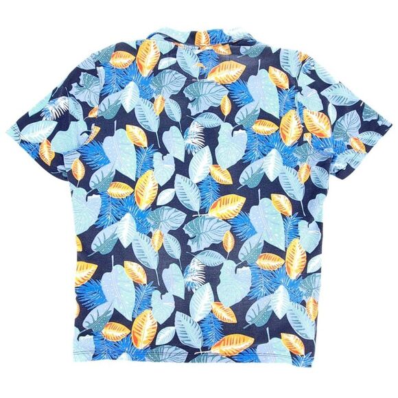 TOMMY BAHAMA Pima Cotton Short Sleeve Golf Resort Polo Men XL Tropical Print - Picture 5 of 7